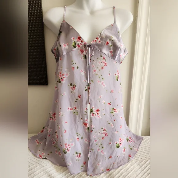 Victoria's Secret Slip Lulac Floral Dress - Picture 1 of 6
